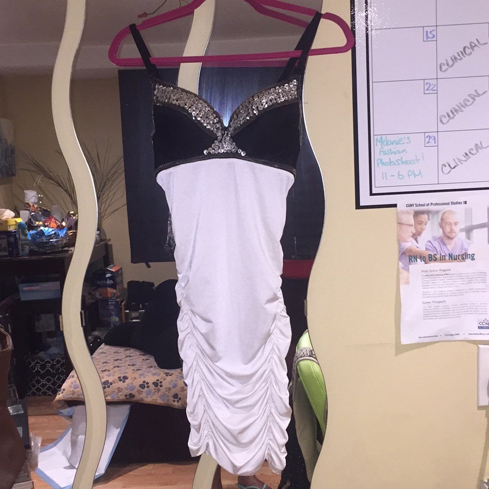 Black & White Party/Club Dress